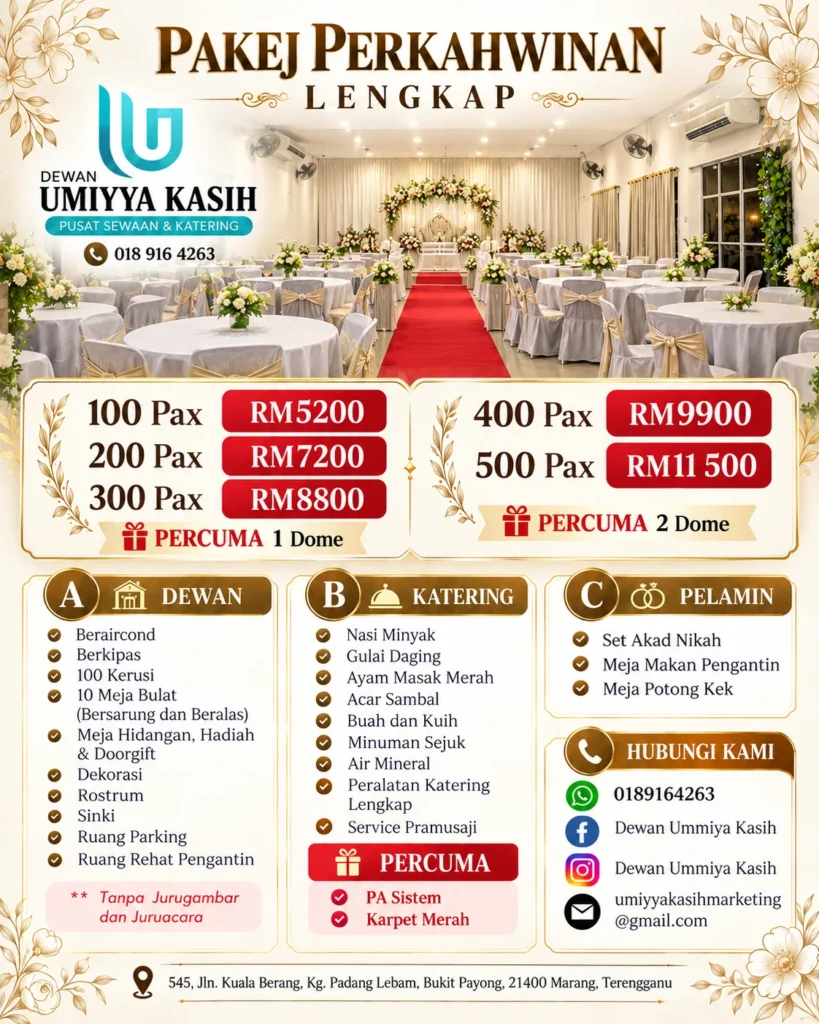 dewan kahwin marang Terengganu