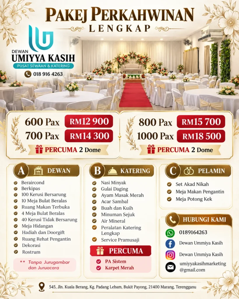 dewan kahwin marang Terengganu