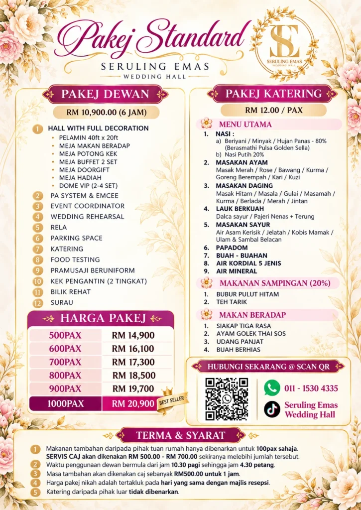 dewan kahwin seberang perai Pulau Pinang